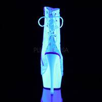 Plateau Schnürstiefelette DELIGHT-1018ML weiß