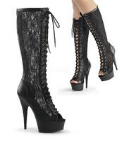 High Heel Stiefel mit Plateau DELIGHT-2025ML