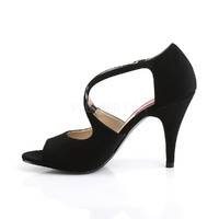 Peep Toe Pumps mit Knöchelriemen DREAM-412 schwarz