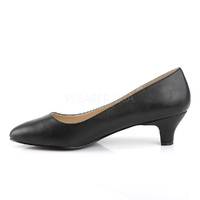 Klassische Low Heel Pumps FAB-420 schwarz