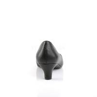 Klassische Low Heel Pumps FAB-420 schwarz