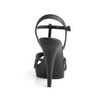 T-Riemchen Sandalette FLAIR-420 Kunstleder schwarz