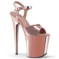 Extreme Plateau Sandalette FLAMINGO-809 rose / gold