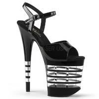 High Heel Sandalette FLAMINGO-809LN Lack schwarz