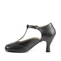 T-Strap Pump FLAPPER-26 schwarz