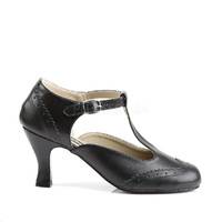 T-Strap Pump FLAPPER-26 schwarz