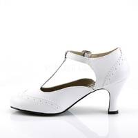 T-Strap Pump FLAPPER-26 weiß