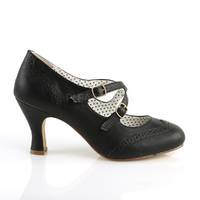 Mary Jane Pumps FLAPPER-35 schwarz