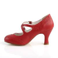 Mary Jane Pumps FLAPPER-35 rot