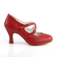 Mary Jane Pumps FLAPPER-35 rot