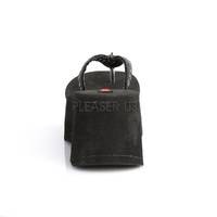 Plateausandale mit Zierreißverschluss FUNN-33 schwarz