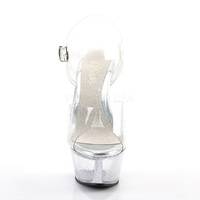 Peep Toe Plateau High Heels mit Knöchelriemen KISS-208MMG