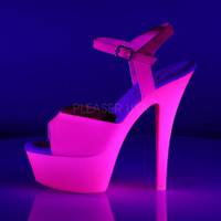 Neon Plateau Sandalette KISS-209UV pink