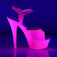 Neon Plateau Sandalette KISS-209UV pink