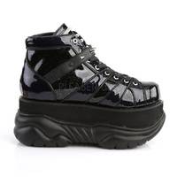 Schnürschuh mit Glitter NEPTUNE-100 schwarz