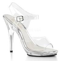 Sandaletten High Heels mit Knöchelriemen POISE-508