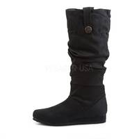 Velours Stiefel für Herren RENAISSANCE-104 schwarz