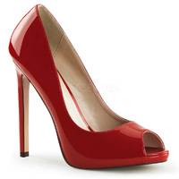 Peep Toe Pump SEXY-42 rot