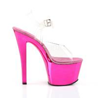 Plateau Sandaletten SKY-308 hot pink