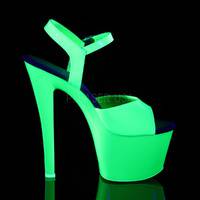 Plateau Sandalette SKY-309UV Lack neon grün