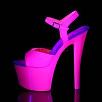 Plateau Sandalette SKY-309UV Lack neon pink