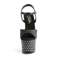 Sandaletten High Heels mit Knöchelriemen und Plateau STARDUST-709