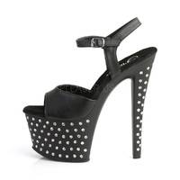Sandaletten High Heels mit Knöchelriemen und Plateau STARDUST-709