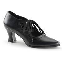 Viktorianische Retro Pumps VICTORIAN-03 schwarz