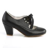 Mary Jane Pumps mit cut outs WIGGLE-32 schwarz