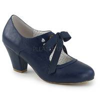 Mary Jane Pumps mit cut outs WIGGLE-32 blau