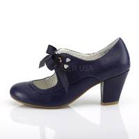 Mary Jane Pumps mit cut outs WIGGLE-32 blau