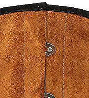 Schwarzes Leder-Gürtel-Korsett