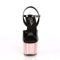 Plateau Ankle Strap Sandale ADORE-709 schwarz / rose