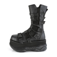 Schnürstiefel NEPTUNE-210 Kunstleder schwarz