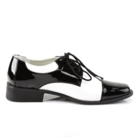 Disco Schuhe für Männer DISCO-18 schwarz / weiß