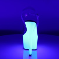 Dancing High Heels ADORE-708UV neon weiß