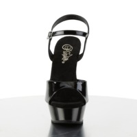 Miniplateau Sandalette ALLURE-609 Lack schwarz