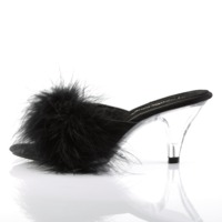 Kitten Heel Pantolette BELLE-301F schwarz