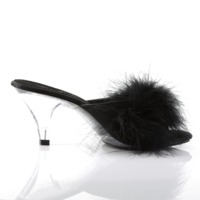 Kitten Heel Pantolette BELLE-301F schwarz