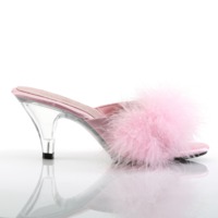 Kitten Heel Pantolette BELLE-301F pink