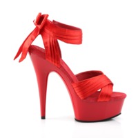 Plateau Sandalette DELIGHT-668 rot