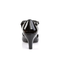 D'Orsay Pumps mit T-Riemchen DIVINE-415 Lack schwarz