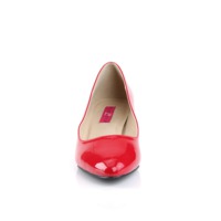 Klassische Low Heel Pumps FAB-420 rot