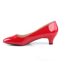 Klassische Low Heel Pumps FAB-420 rot