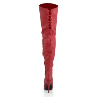 Schnürstiefel rot 