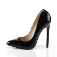 Klassische Stiletto Pumps SEXY-20 Lack schwarz