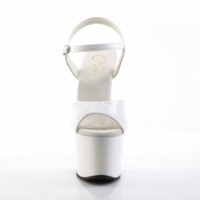 Plateau Sandalette SKY-309 Lack weiß