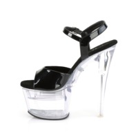 Sandaletten High Heels mit Knöchelriemen und Plateau FLASHDANCE-709