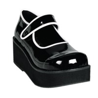 Goth Punk Lolita Kawaii Pumps SPRITE-01 schwarz