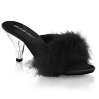 Kitten Heel Pantolette BELLE-301F schwarz